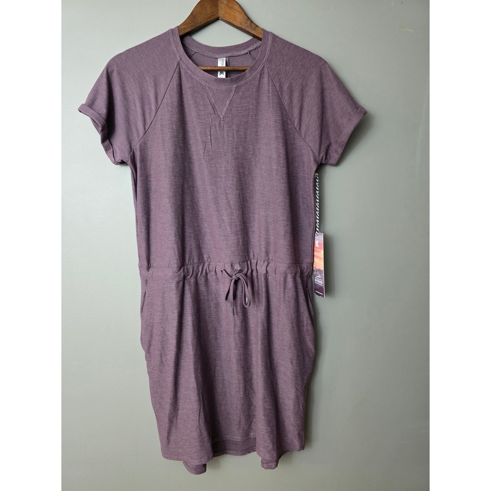 Kyodan Outdoor Collection Ultra Soft Dress Purple Mauve Drawstring Waist Small
